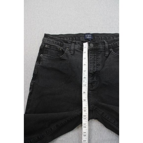 J Crew Jeans Womens Size 29 Black Denim 9" High-Rise Skinny Stretch - Picture 7 of 8